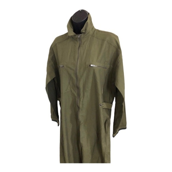 FREE PEOPLE fp movement olive army green Mesmerize Me Coverall jumpsuit size XS - Picture 6 of 16